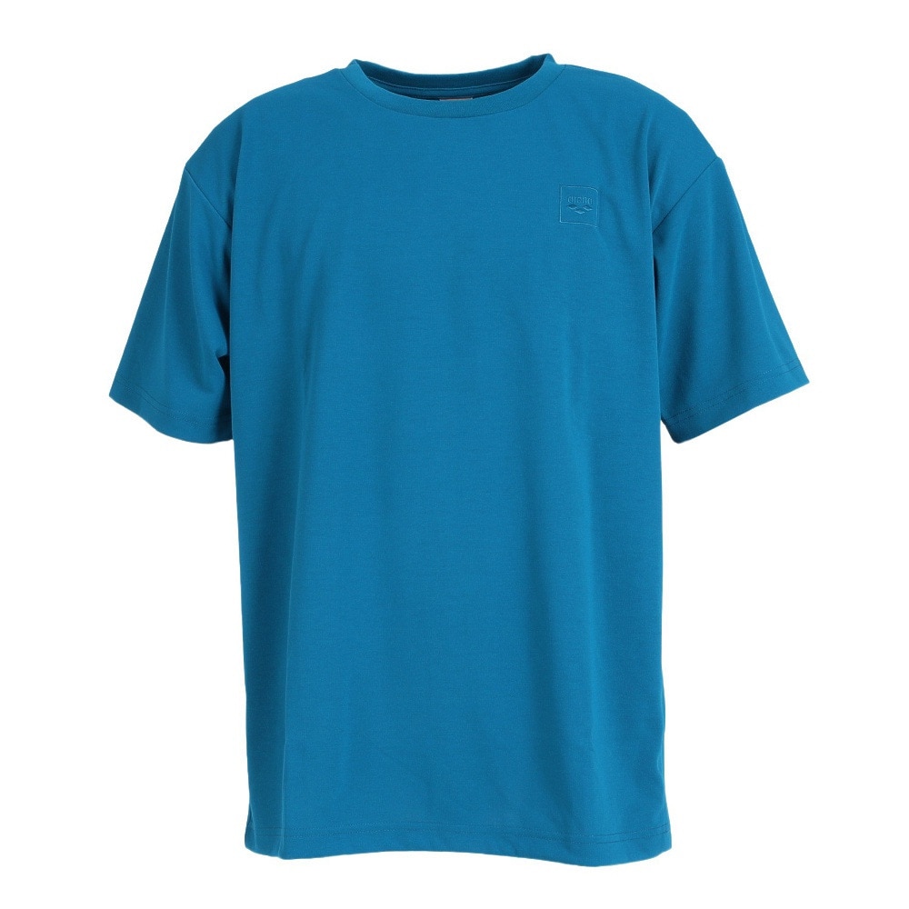 アリーナ（ARENA）（メンズ）BEACHSIDE LIFESTYLE Tシャツ メンズ 半袖 ビッグロゴTシャツ ARS-20XB11 ブルー BLU ビーチサイド ライフスタイル