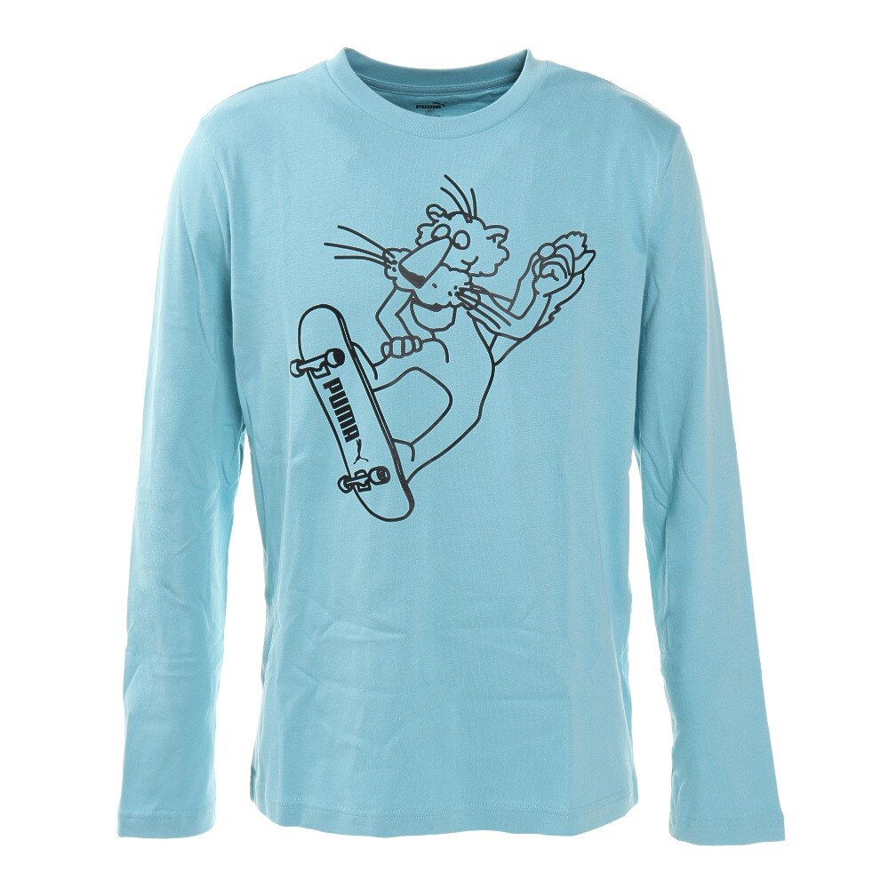  SUPER PUMA 長袖Tシャツ 587607 03 BLU スポーツウェア