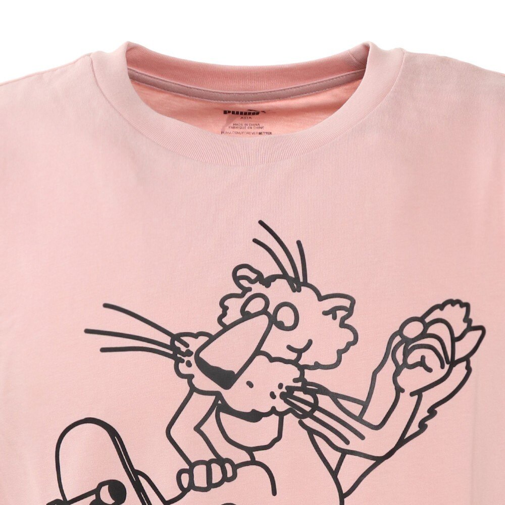 プーマ｜SUPER PUMA 長袖Tシャツ 587607 04 PNK スポーツウェア - スポーツ用品はスーパースポーツゼビオ