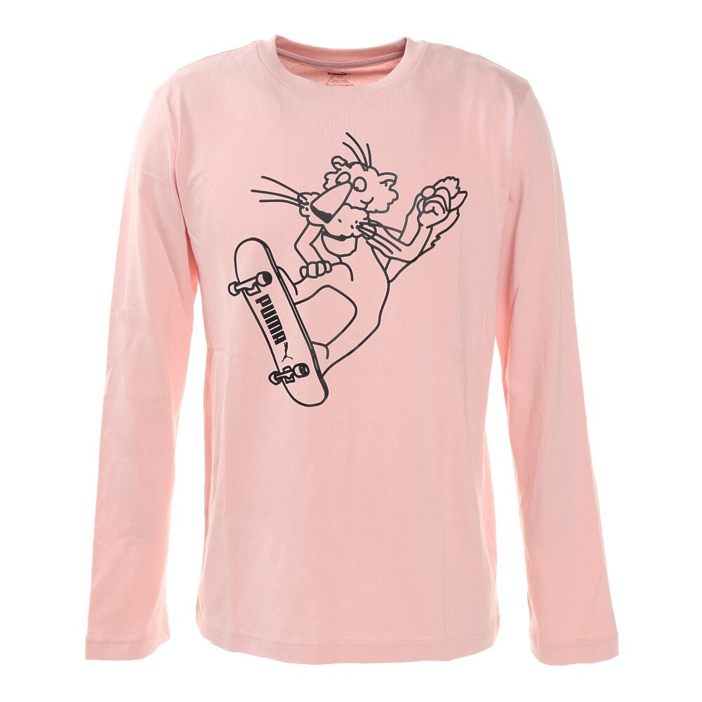  SUPER PUMA 長袖Tシャツ 587607 04 PNK スポーツウェア