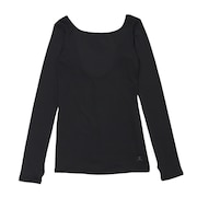 (レディース)バレエロング 長袖 ストレッチ トップ DA724100 K