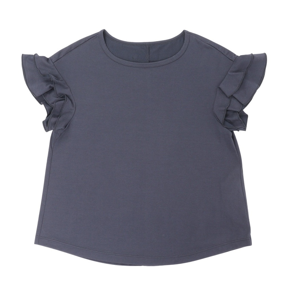 ダンスキン（DANSKIN）（キッズ）キッズ MRCRZ フリルスリーブ Tシャツ DAJ523163 GI