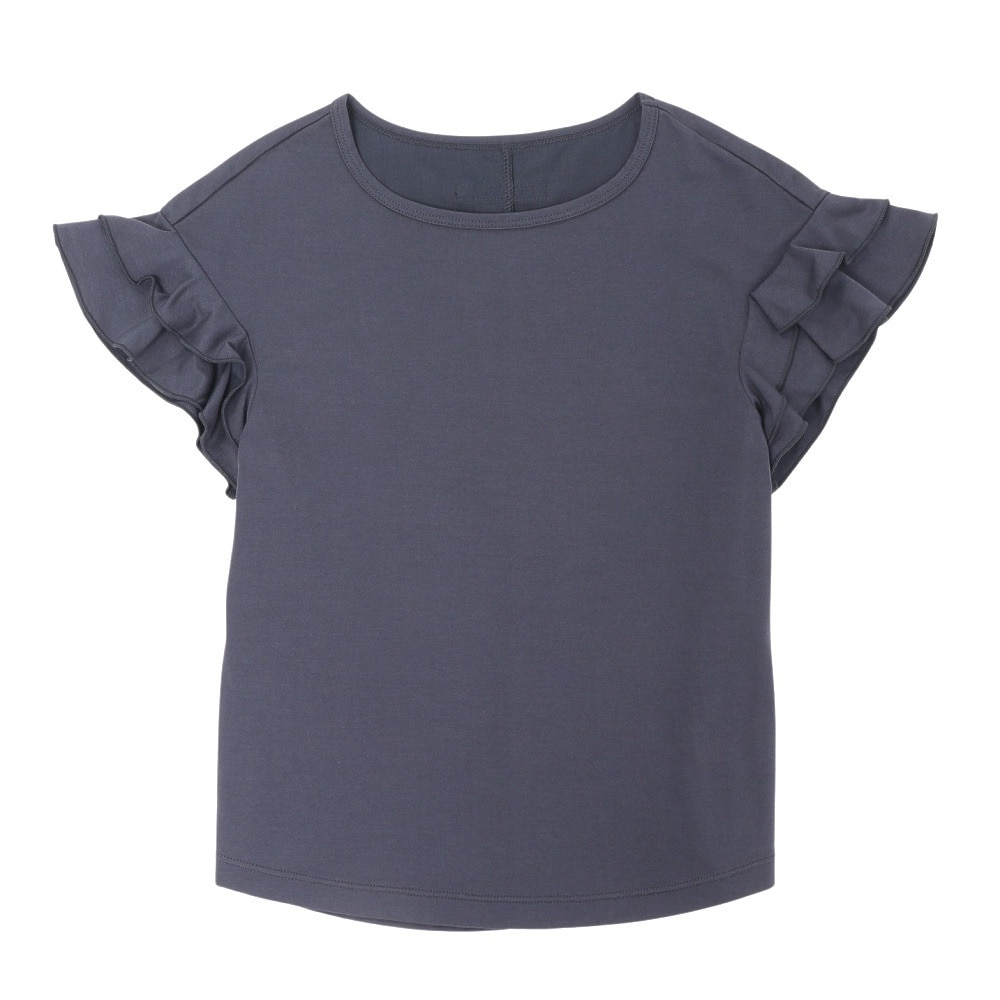 ダンスキン（DANSKIN）（キッズ）キッズ MRCRZ フリルスリーブ Tシャツ DAJ523163 GI