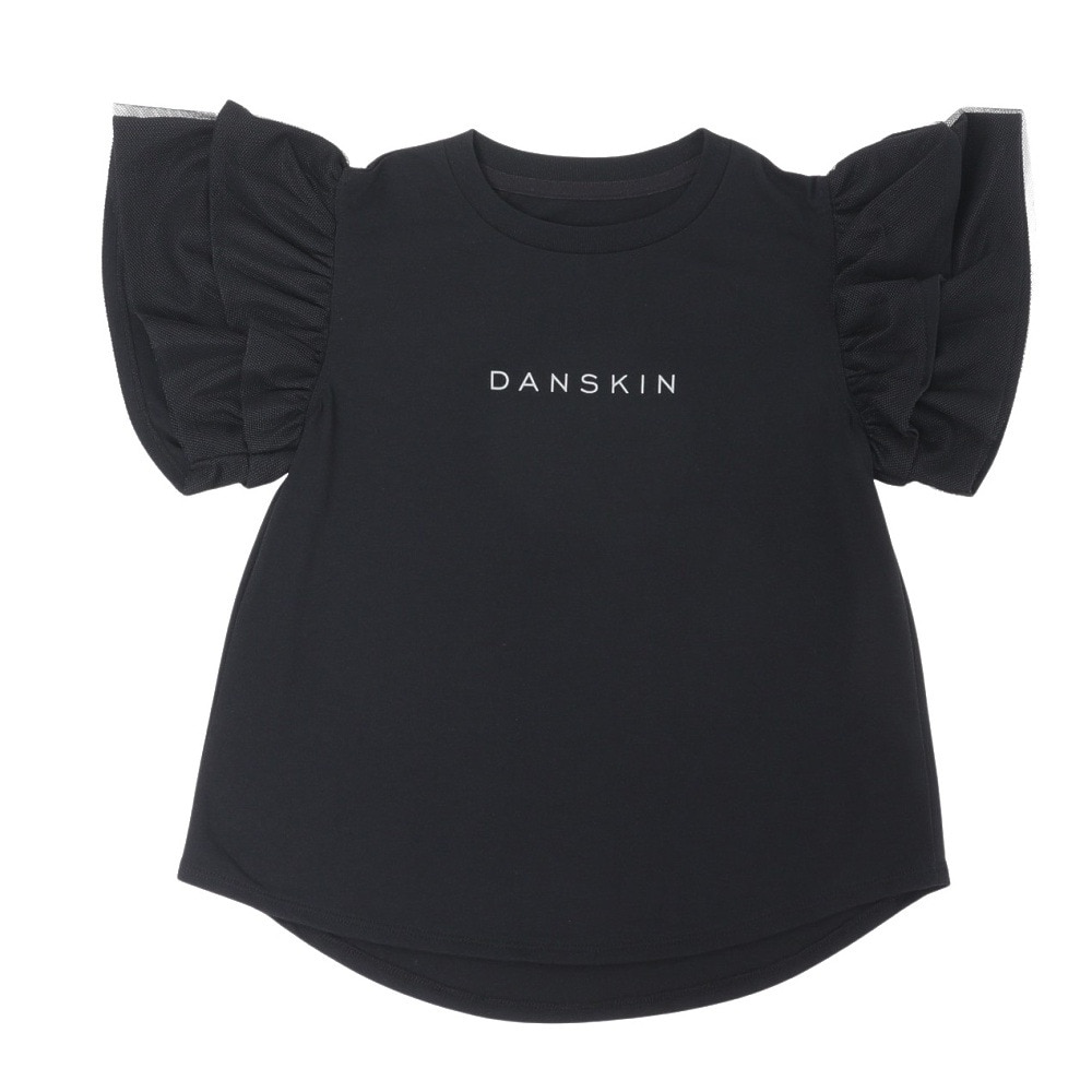 ダンスキン（DANSKIN）（キッズ）キッズ チュールスリーブ Tシャツ DAJ723360 K