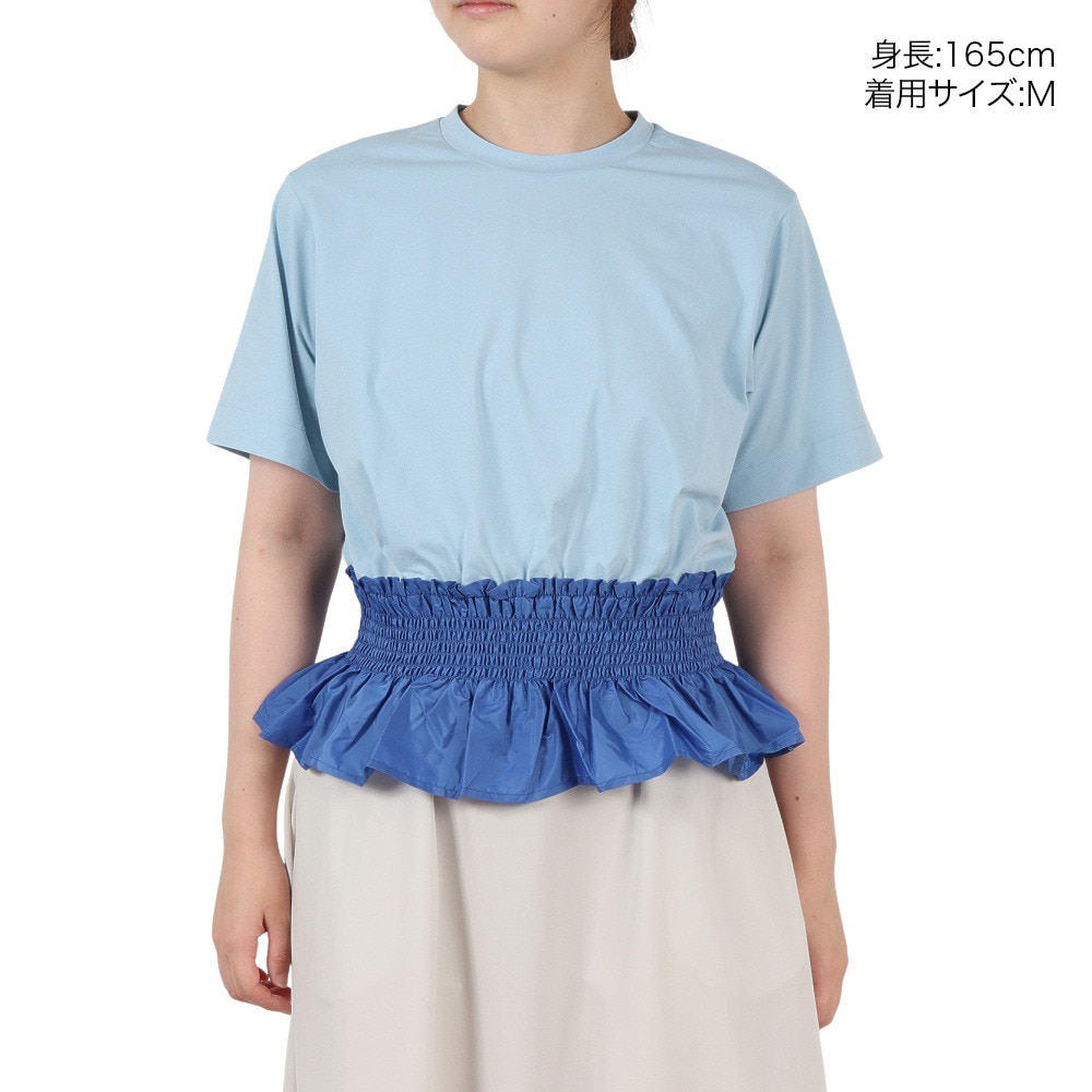 ダンスキン（DANSKIN）（レディース）半袖 SHIRRING トップ DC524181 MI