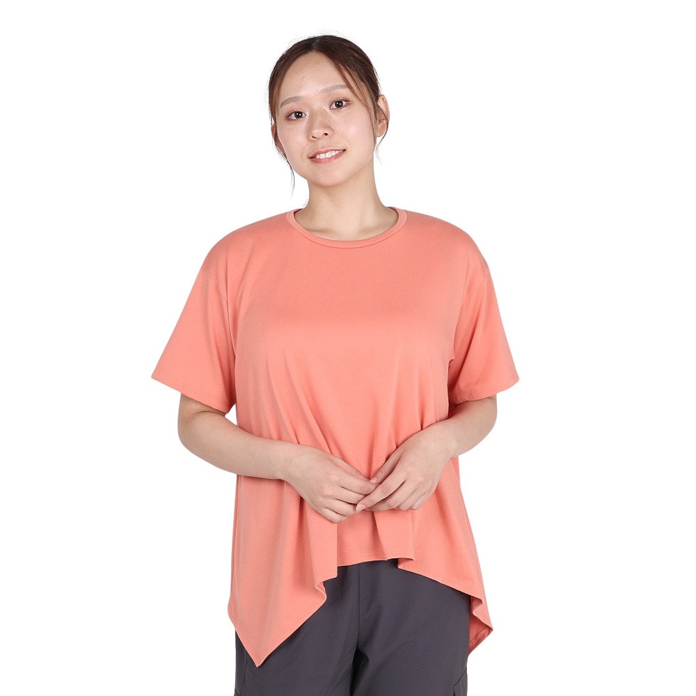 ダンスキン（DANSKIN）（レディース）アシンメトリーフレア Tシャツ DC724105 OC