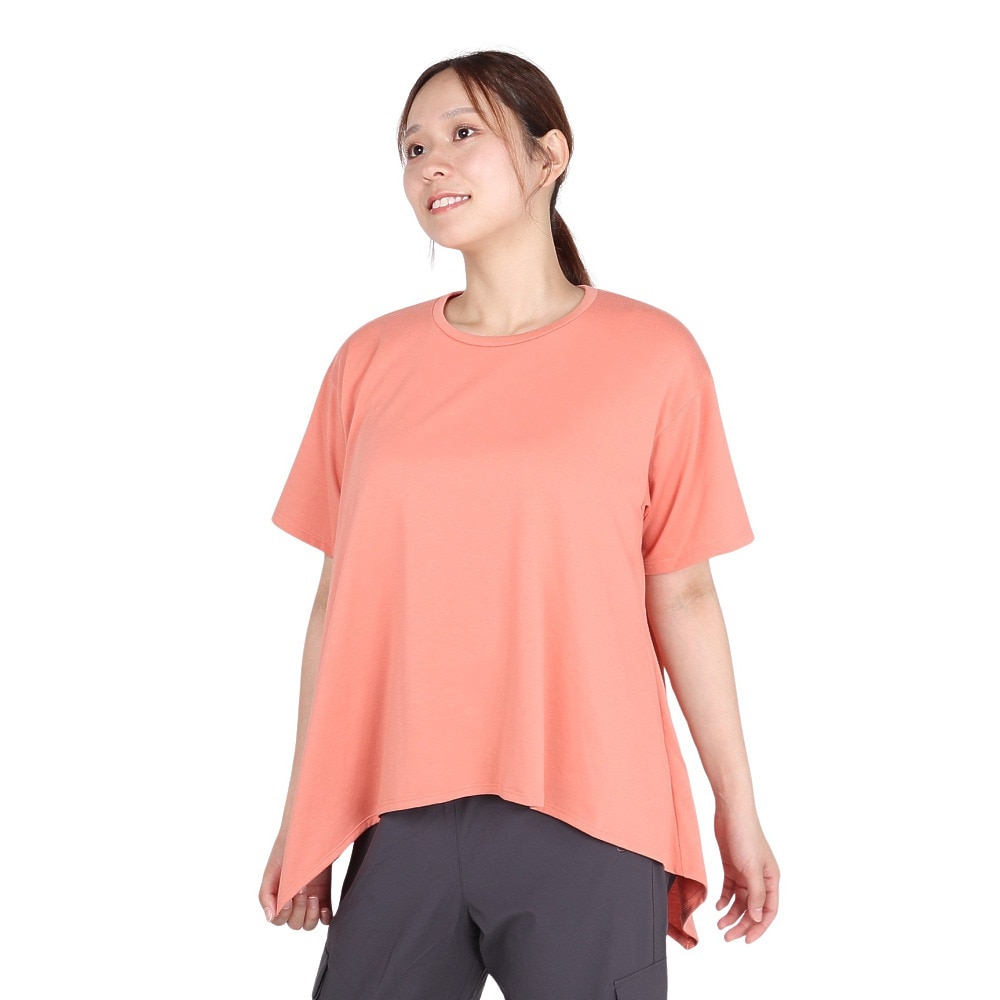ダンスキン（DANSKIN）（レディース）アシンメトリーフレア Tシャツ DC724105 OC