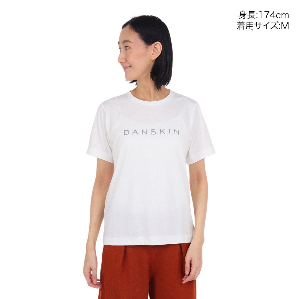 ダンスキン（DANSKIN）（レディース）プリント半袖Tシャツ DC724107 JW