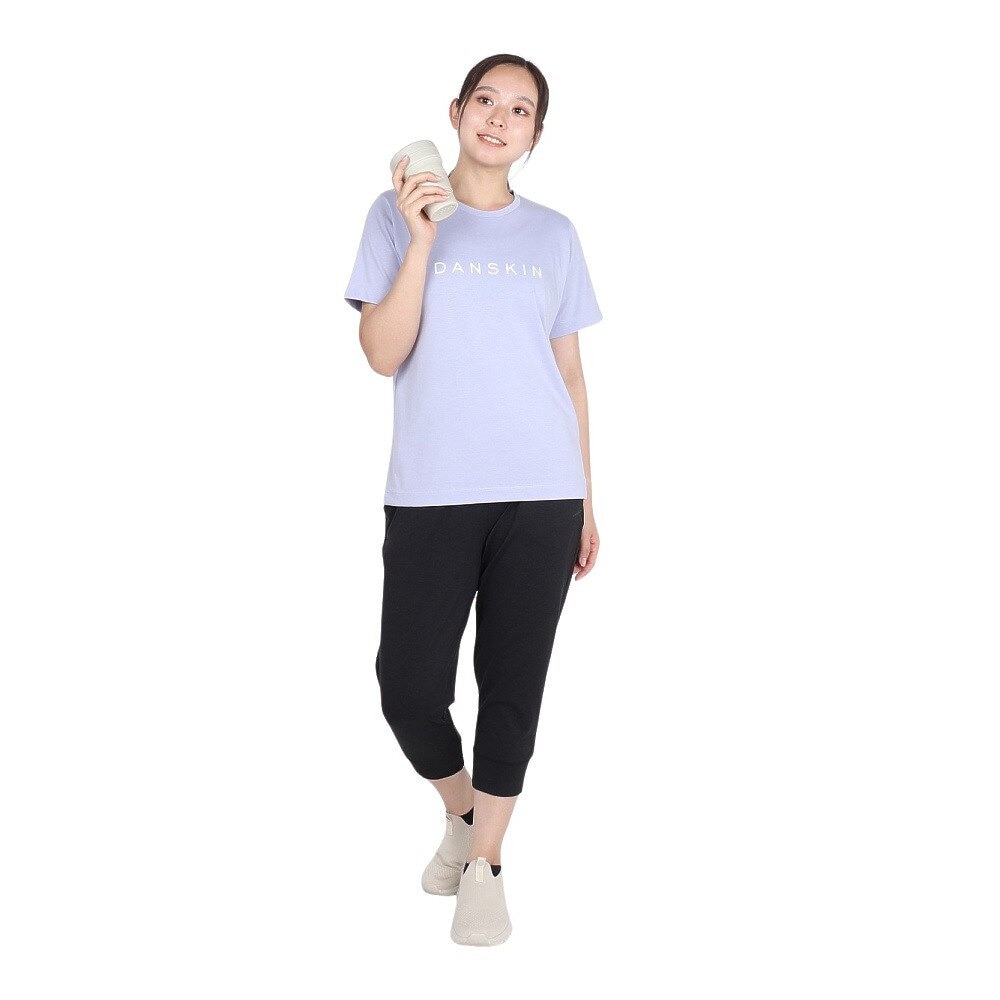 ダンスキン（DANSKIN）（レディース）プリント 半袖 Tシャツ DC724107 SV