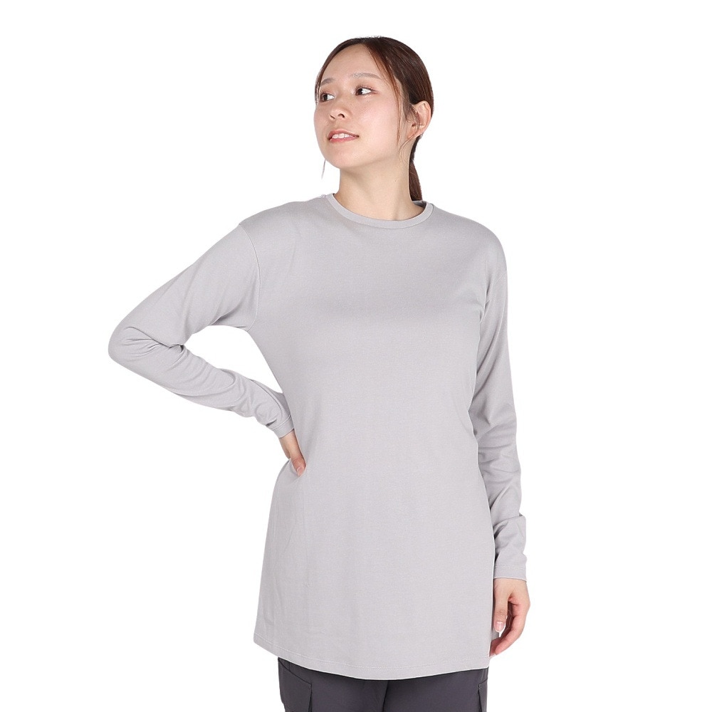 ダンスキン（DANSKIN）（レディース）バックギャザード ロングスリーブTシャツ DC724304 TH