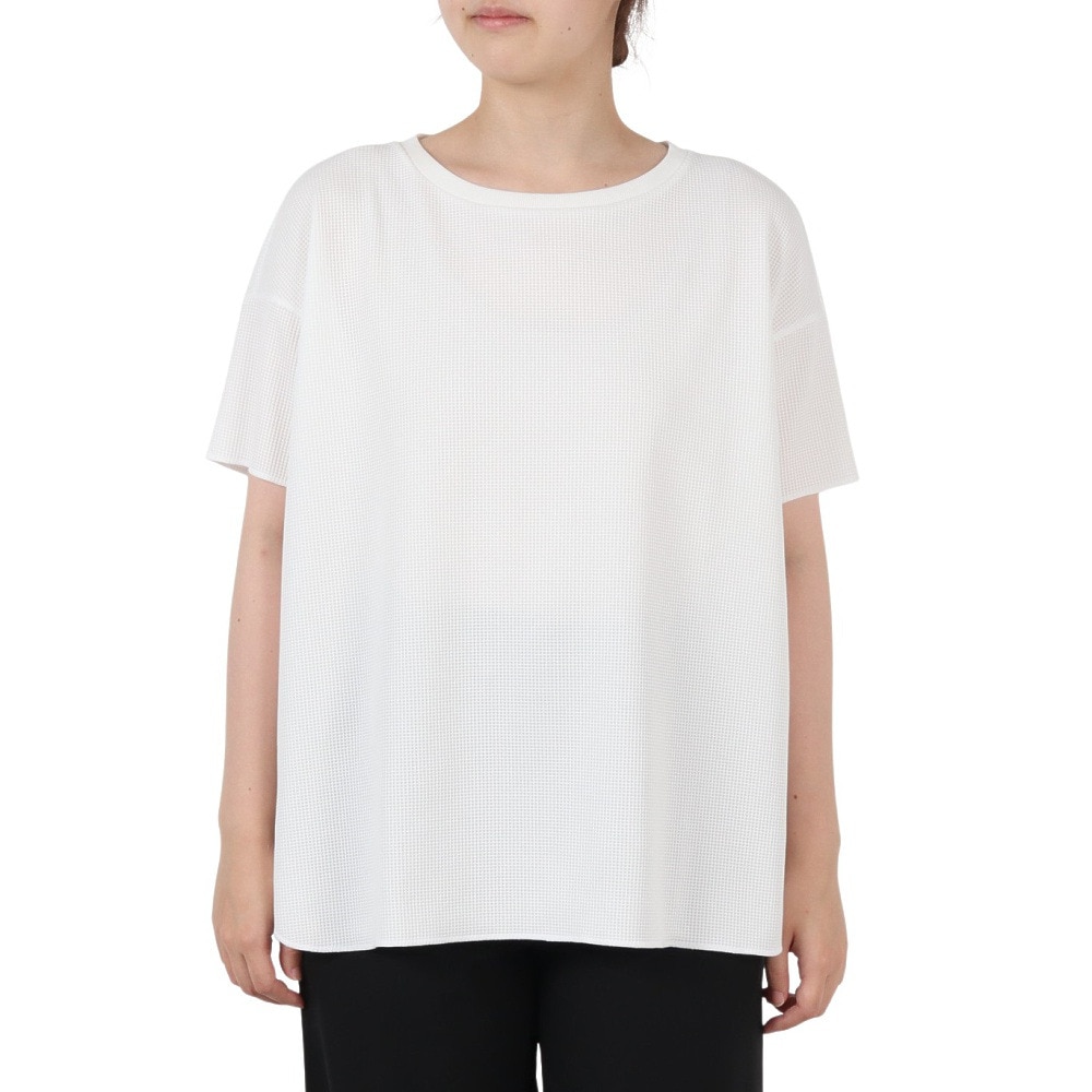 ダンスキン（DANSKIN）（レディース）THERMAL ハーフスリーブ Tシャツ DMF523100 JW