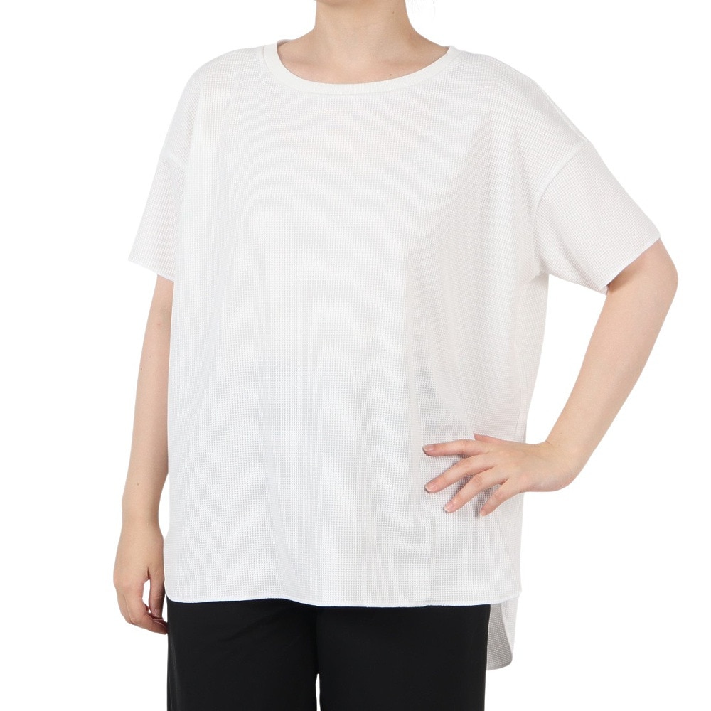 ダンスキン（DANSKIN）（レディース）THERMAL ハーフスリーブ Tシャツ DMF523100 JW