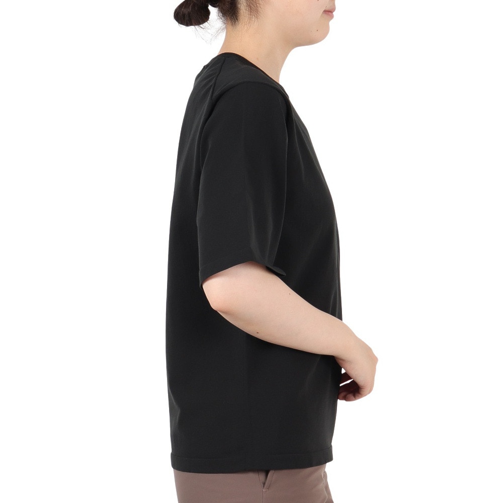 ダンスキン（DANSKIN）（レディース）エア ニット 半袖Tシャツ DMF823300 K