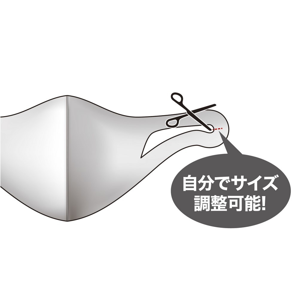 アクティブシールド（ACTIVE SHIELD）（メンズ、レディース）マスク スポーツマスク ACTIVE SHIELD UVカット 洗えるマスク グレー 669AD1ES8001 GRY 日本製