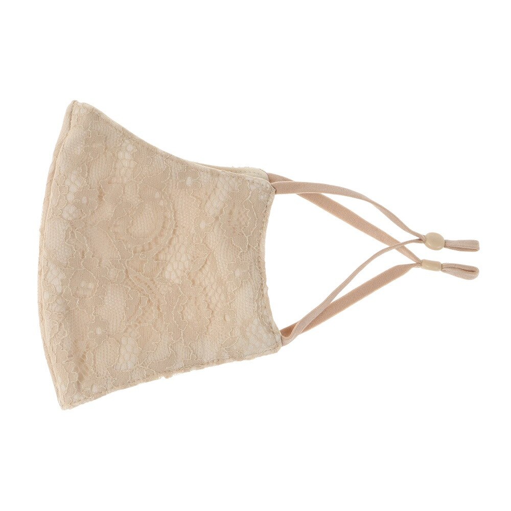 ウィッテム（HUITIEME）（レディース）レースマスク 洗えるマスク ベージュ HU21SES669011 BEG