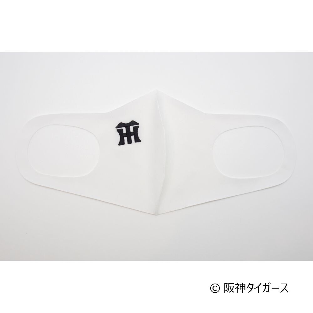 阪神タイガース（メンズ）阪神タイガース 刺繍入り マウスカバー スポーツ 野球 洗える ホワイト