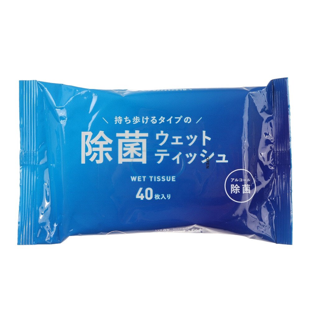 M.A.P（M.A.P）（メンズ、レディース、キッズ）アルコール除菌ウェットティッシュ40 WET-001
