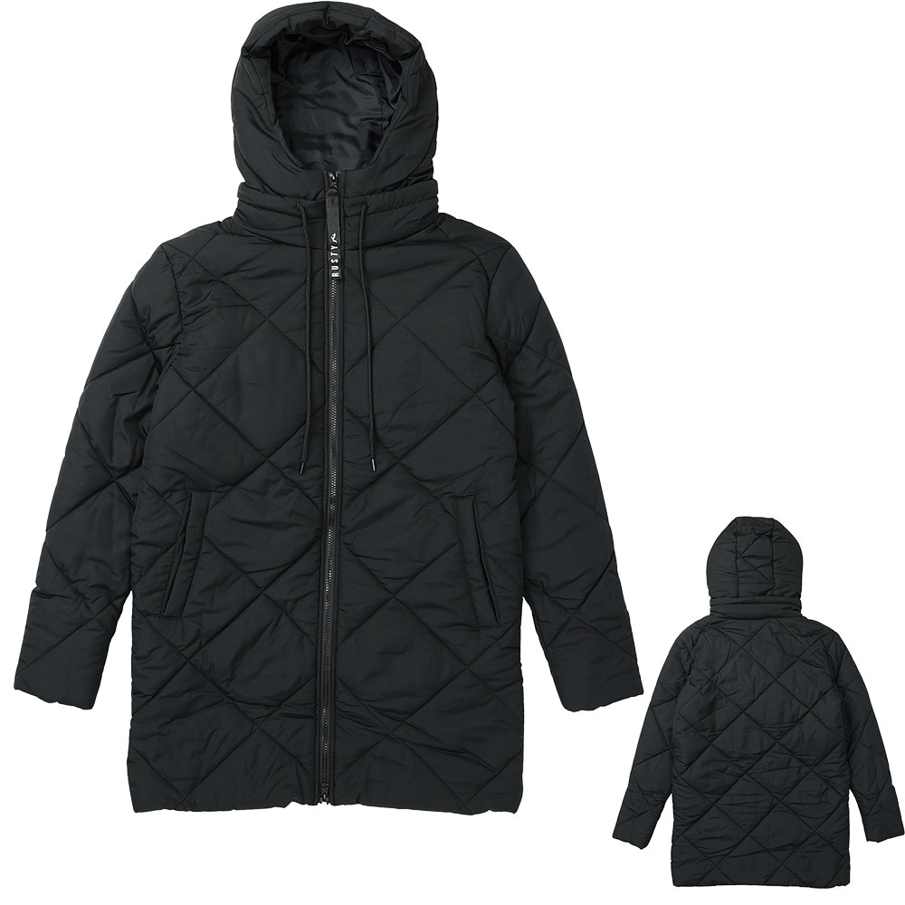 ラスティ（RUSTY）（レディース）2026年新春福袋 スポーツ レディス 5点セット 中綿ジャケット スウェットパーカー ビーニー レギンス トートバッグ