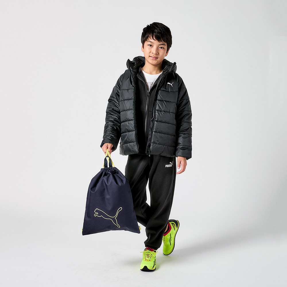 プーマ（PUMA）（キッズ）2026年新春福袋 スポーツ 子供 ボーイズ 6点セット 中綿ジャケット トップス ボトムス スウェットプルオーバー Tシャツ ナップサック