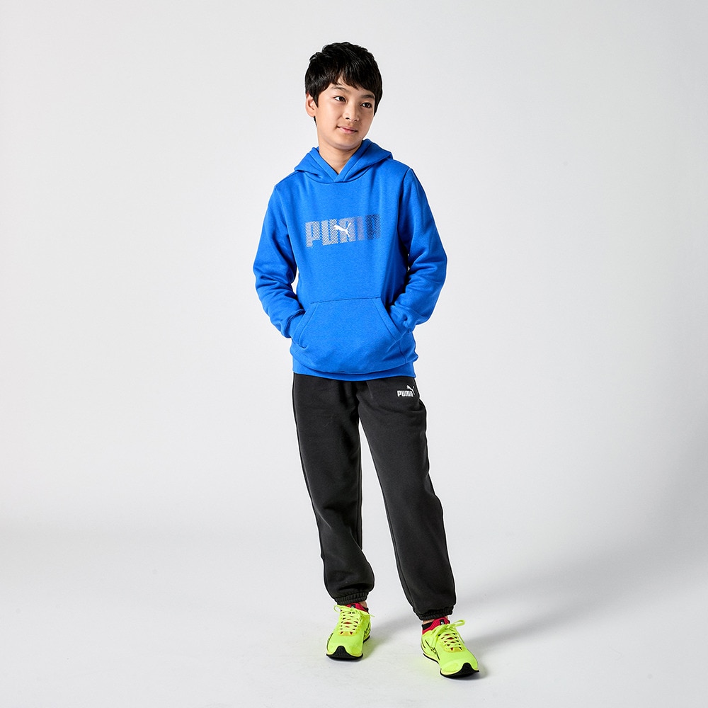 プーマ（PUMA）（キッズ）2026年新春福袋 スポーツ 子供 ボーイズ 6点セット 中綿ジャケット トップス ボトムス スウェットプルオーバー Tシャツ ナップサック