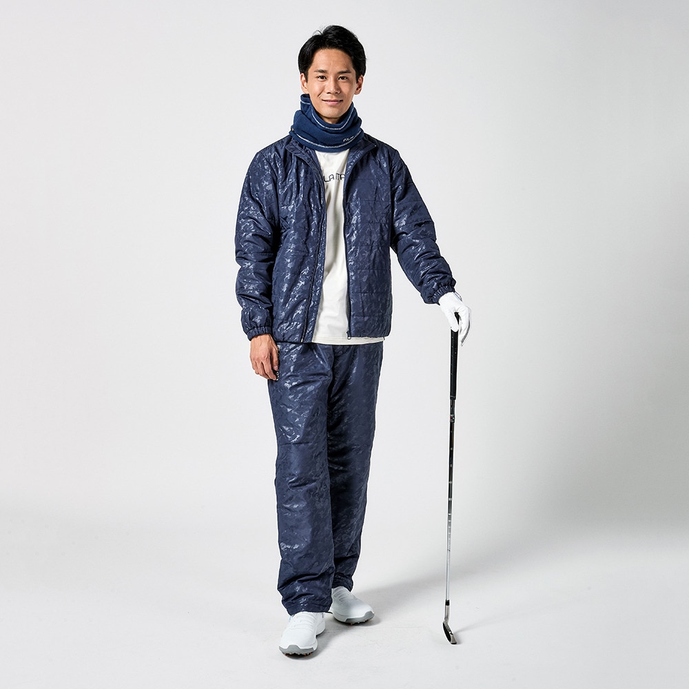 フィラ（FILA）（メンズ）2026年新春福袋 ゴルフ メンズ 5点セット ネイビー ブルゾン パンツ 長袖シャツ ソックス ネックウォーマー
