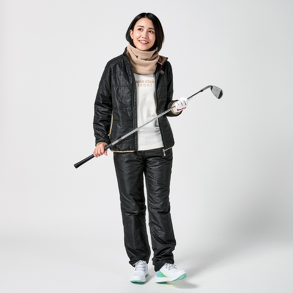 マリ・クレール スポール（marie claire sport）（レディース）2026年新春福袋 ゴルフ レディス 5点セット ブルゾン パンツ シャツ ソックス ネックウォーマー