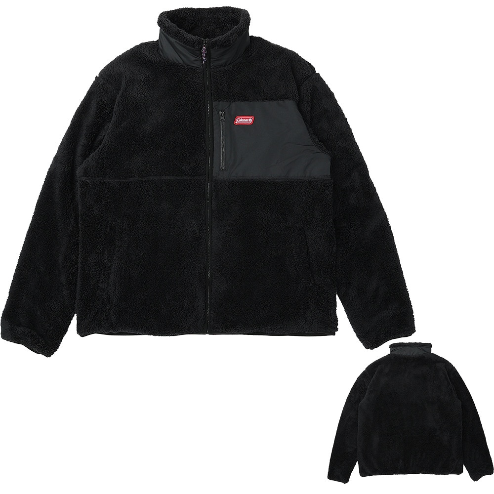 コールマン（Coleman）（メンズ）2026年新春福袋 アウトドア メンズ 4点セット ボアフリースジャケット スウェットパーカー スウェットパンツ 長袖Tシャツ