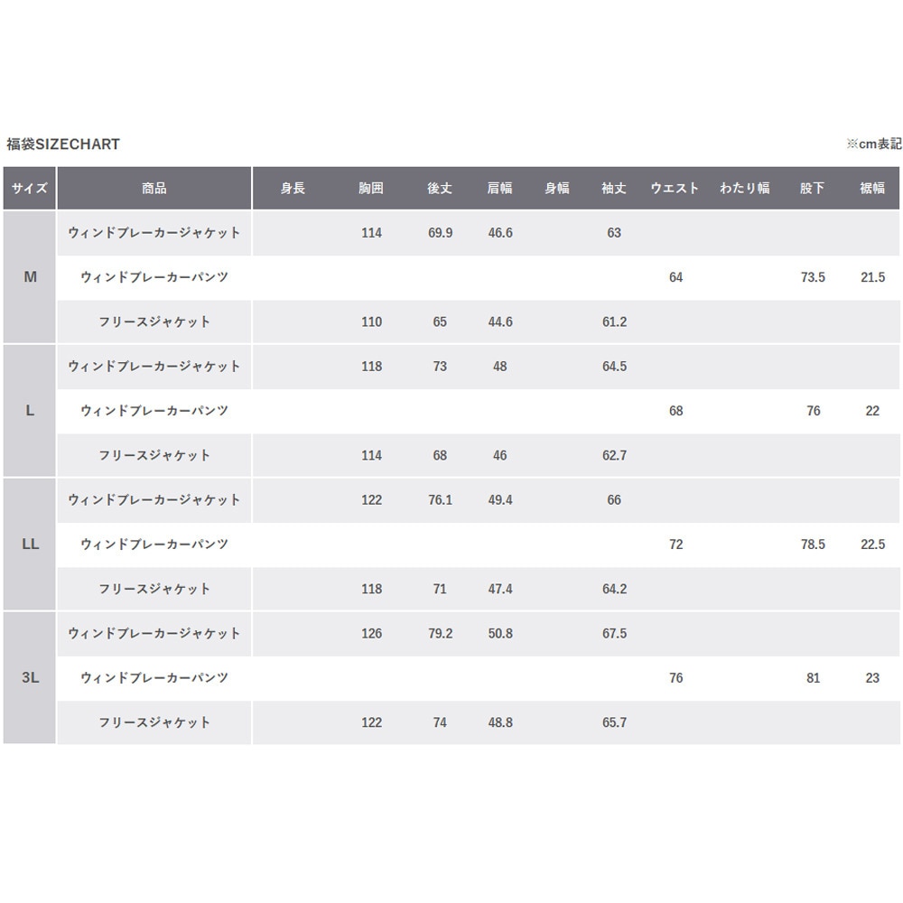 ミズノ（MIZUNO）（メンズ）2026年新春福袋 競技 メンズ 4点セット ウインドブレーカージャケット・パンツ フリースジャケット ネックウォーマー