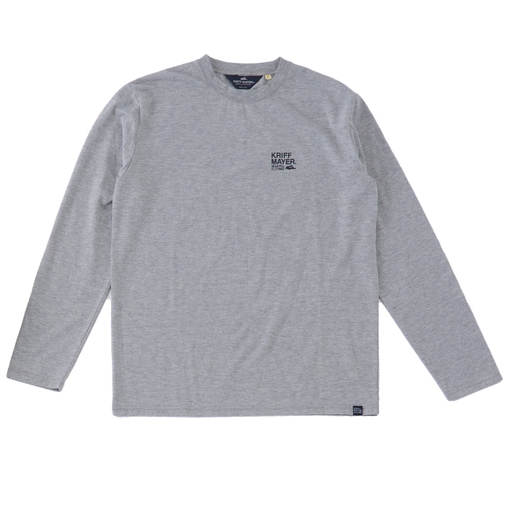 クリフメイヤー（KRIFF MAYER）（メンズ）バックプリント 長袖Tシャツ 2464902 13 A/GRAY
