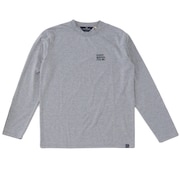 (メンズ)バックプリント 長袖Tシャツ 2464902 13 A/GRAY