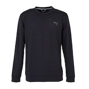 プーマ（PUMA）（メンズ）ゴルフウェア ヘザークルーネックシャツ 620754-01