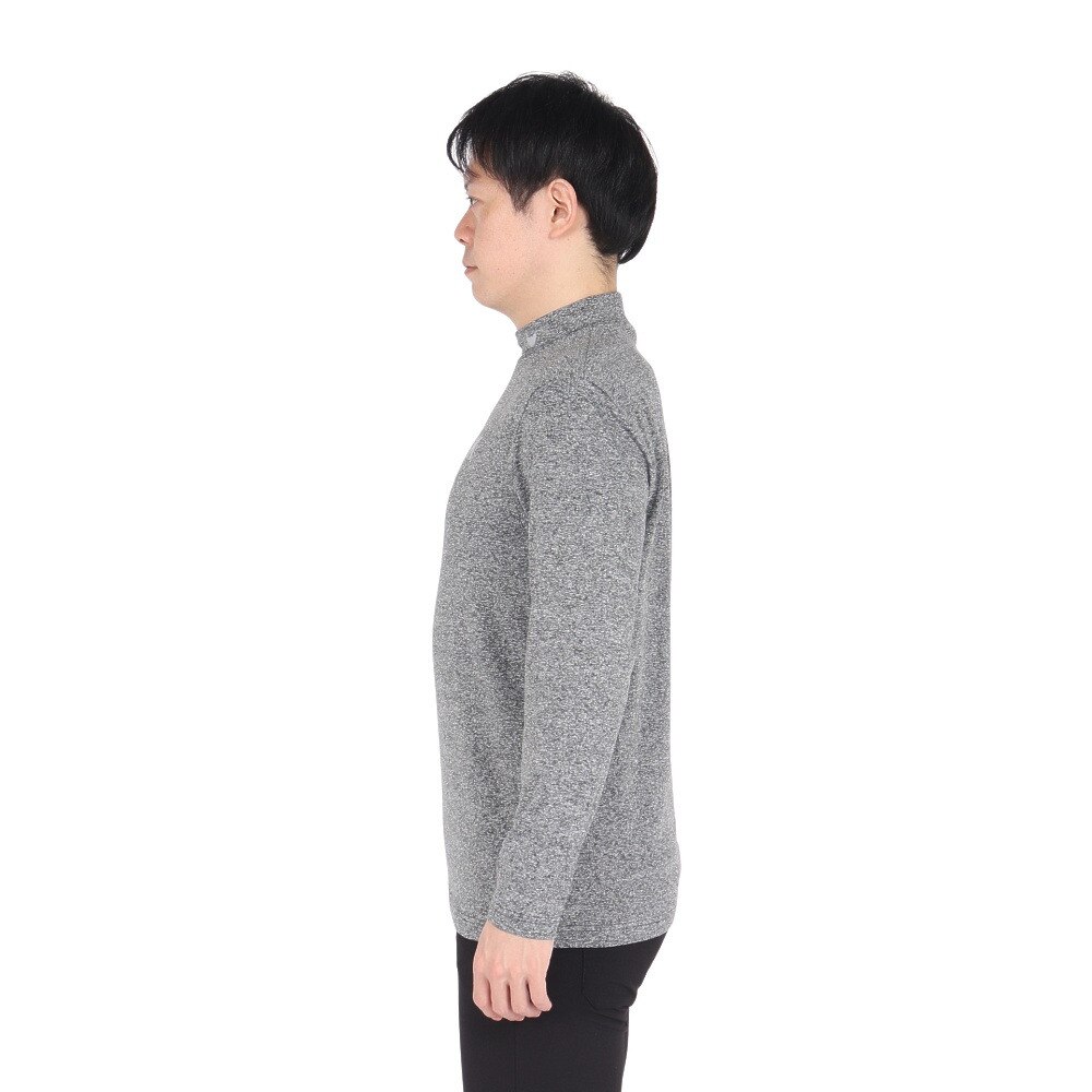 クランク（CLUNK）（メンズ）長袖 ハイネックシャツ CL5STG72 GRY