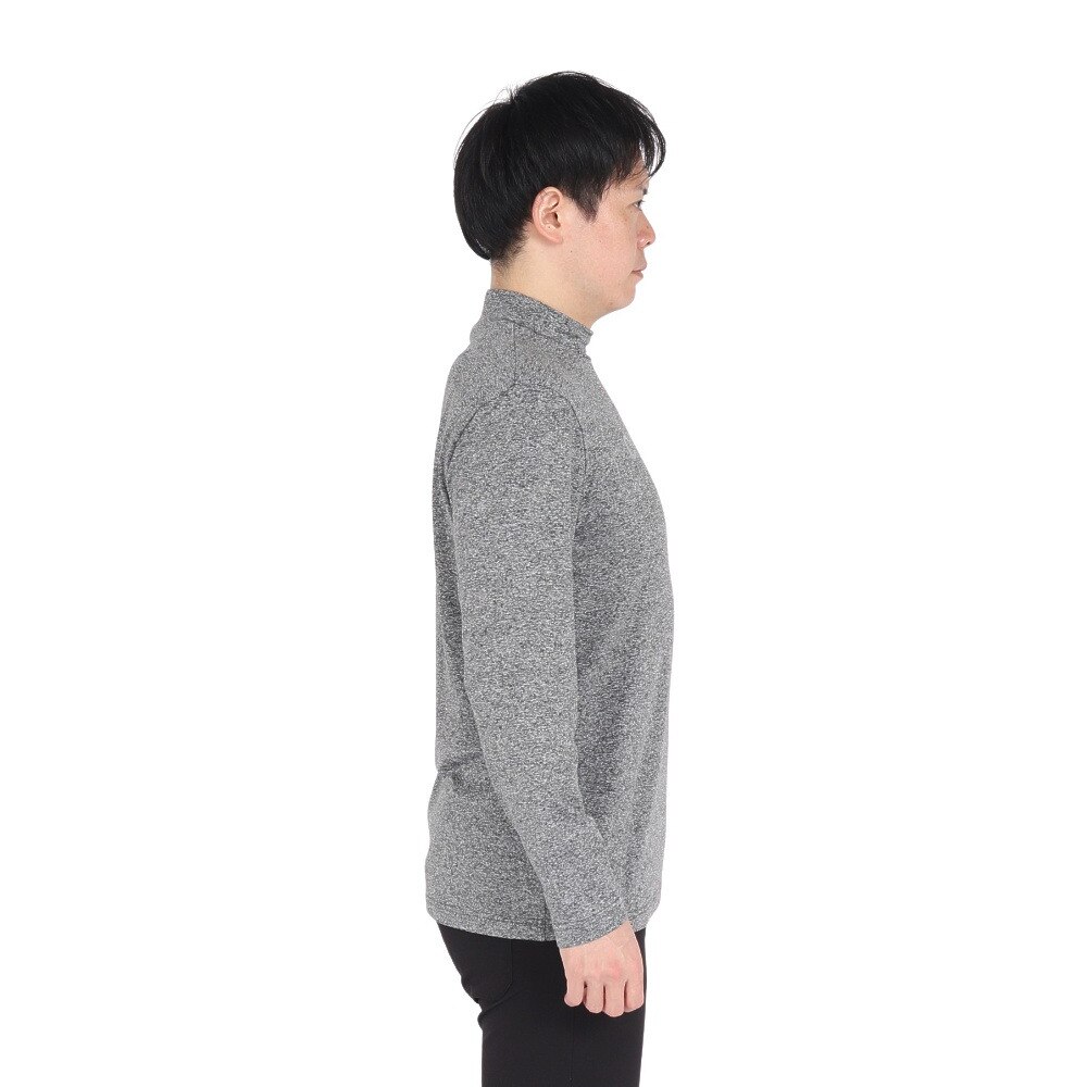 クランク（CLUNK）（メンズ）長袖 ハイネックシャツ CL5STG72 GRY