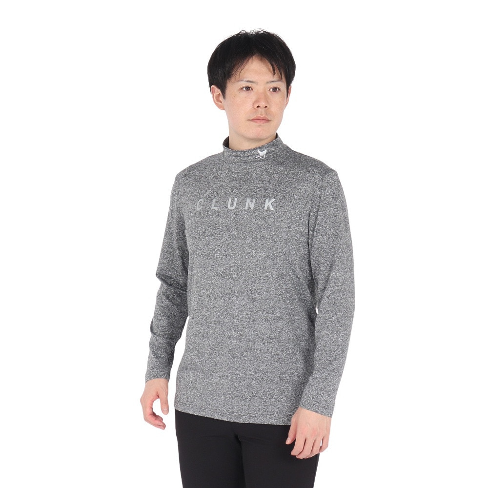 クランク（CLUNK）（メンズ）長袖 ハイネックシャツ CL5STG72 GRY