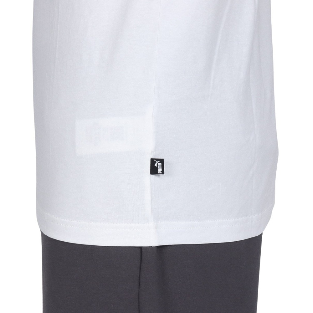 プーマ（PUMA）（メンズ）グラフィック ワーディング 半袖Tシャツ 684233 02 WHT