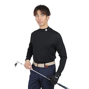 (メンズ)FUKU5A モック長袖シャツ DGM5FBK