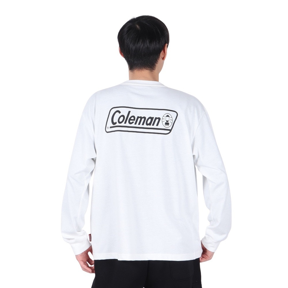コールマン（Coleman）（メンズ）天竺ポケット 長袖Tシャツ X0460AA WHT