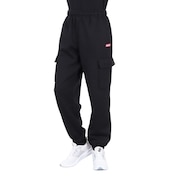 (メンズ)裏起毛カーゴパンツ X0460AD BLK