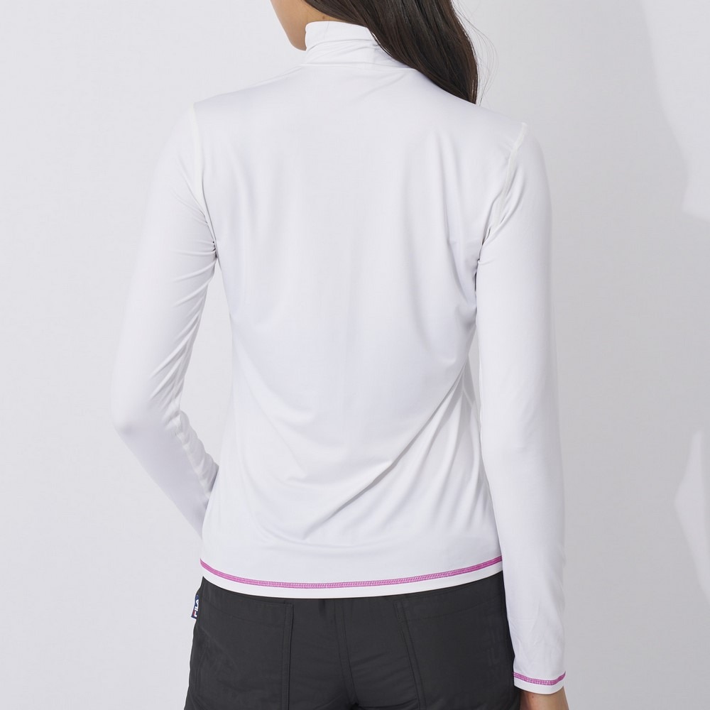 フィラ（FILA）（レディース）長袖シャツ ハイネックインナーシャツ 793585-WT