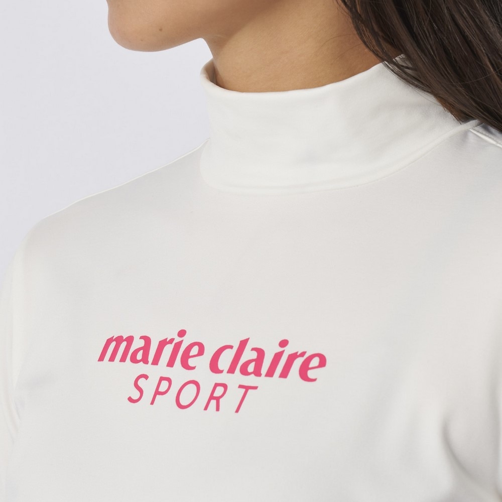 マリ・クレール スポール（marie claire sport）（レディース）長袖シャツ クルーネックシャツ 733580-OWT