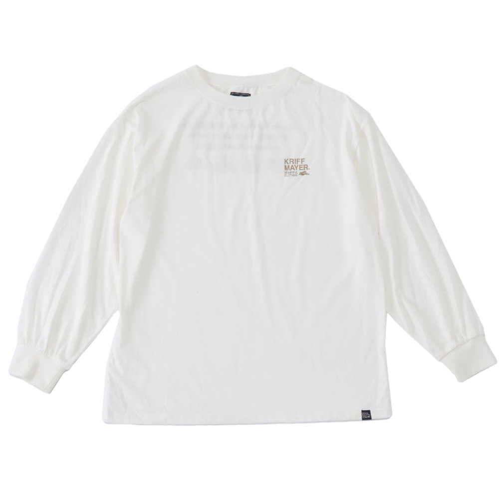 クリフメイヤー（KRIFF MAYER）（レディース）バックプリント 長袖Tシャツ 2464907L 9 NATURAL