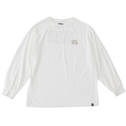 (レディース)バックプリント 長袖Tシャツ 2464907L 9 NATURAL