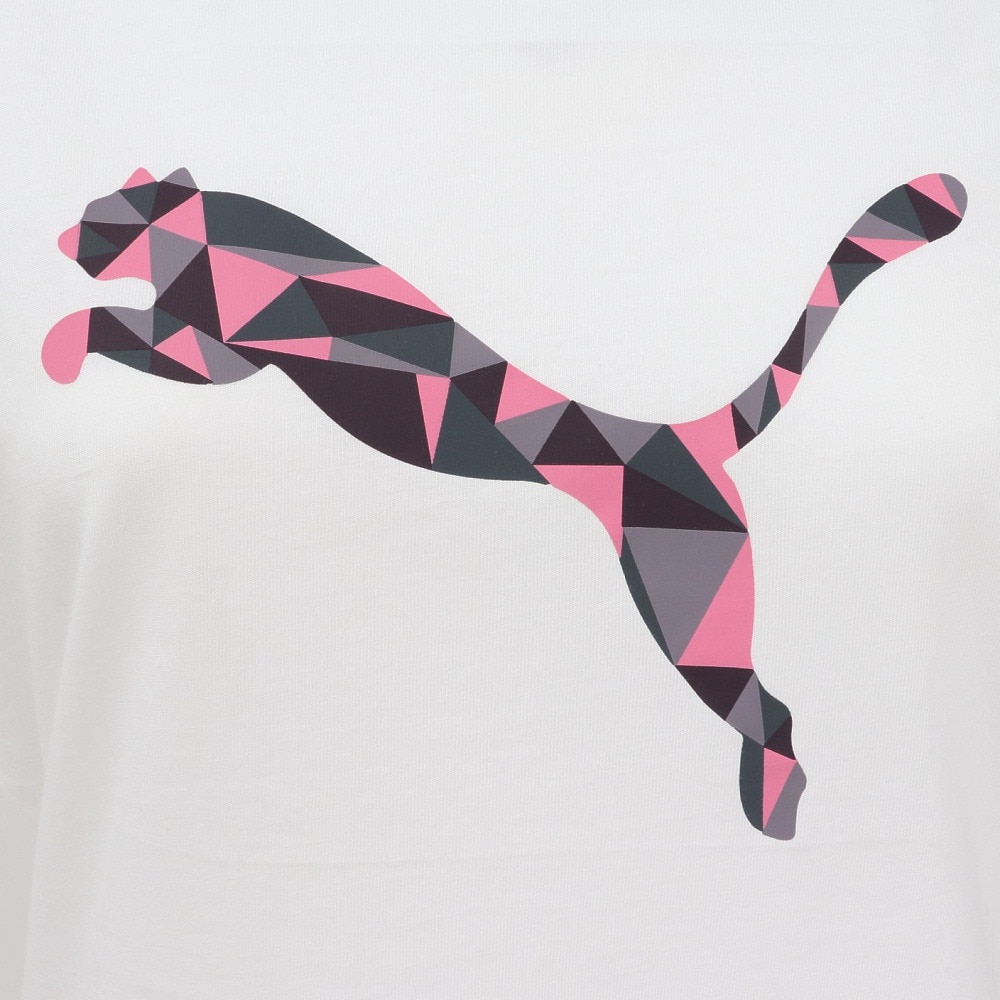 プーマ（PUMA）（レディース）グラフィック 半袖Tシャツ 684178 02 WHT