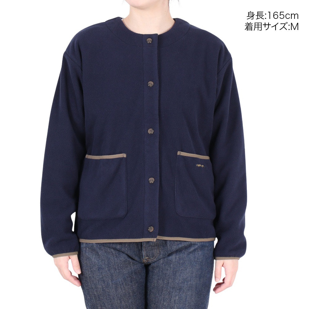 クリフメイヤー（KRIFF MAYER）（レディース）フリースカーディガン W2567806 79 NAVY