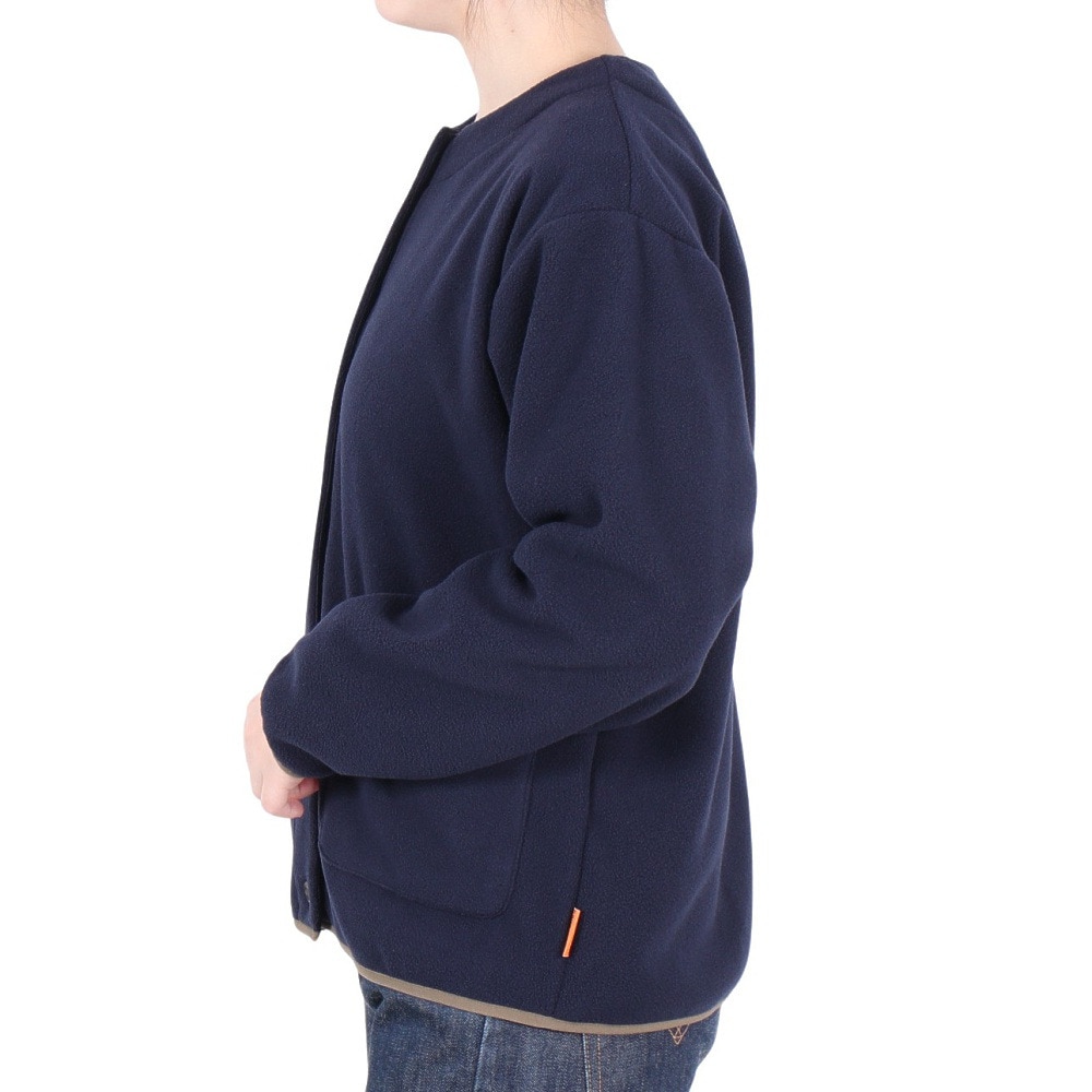 クリフメイヤー（KRIFF MAYER）（レディース）フリースカーディガン W2567806 79 NAVY