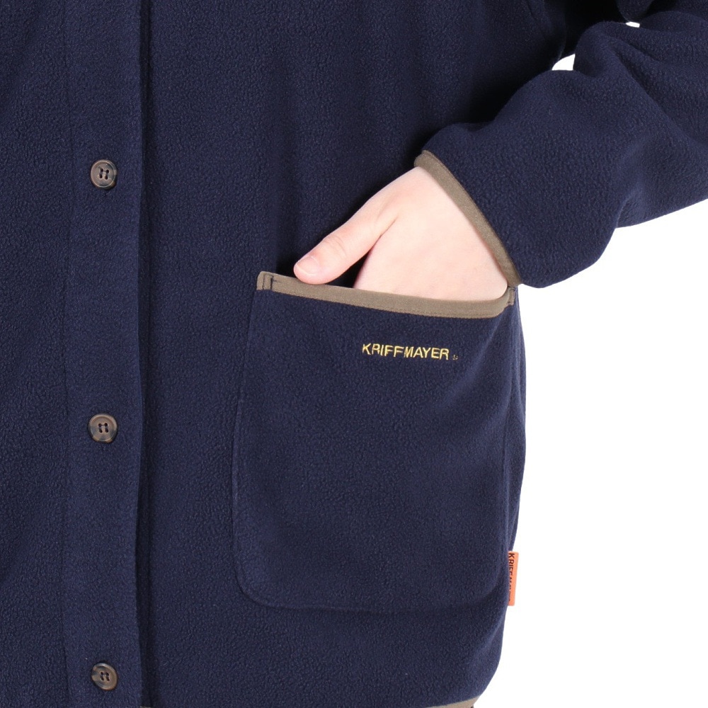 クリフメイヤー（KRIFF MAYER）（レディース）フリースカーディガン W2567806 79 NAVY