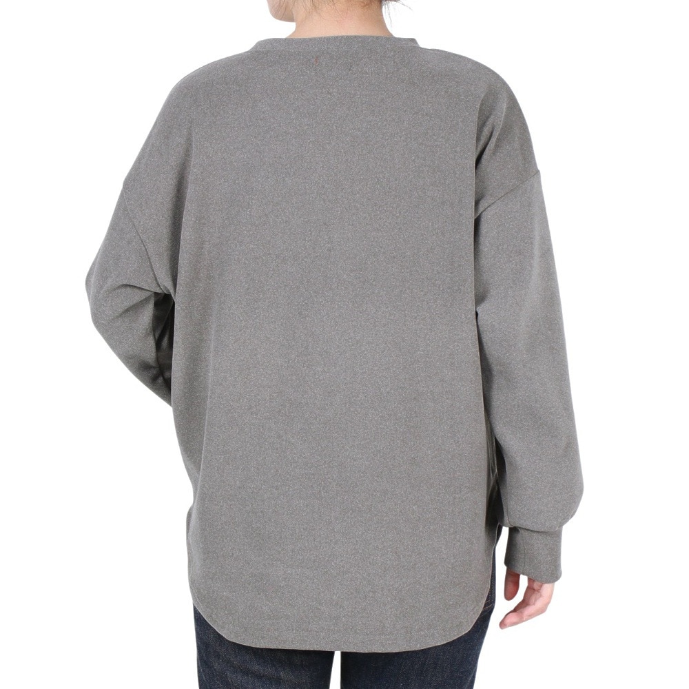 クリフメイヤー（KRIFF MAYER）（レディース）もちのびゆるTシャツ 長袖 W2567807 13 A/GRAY