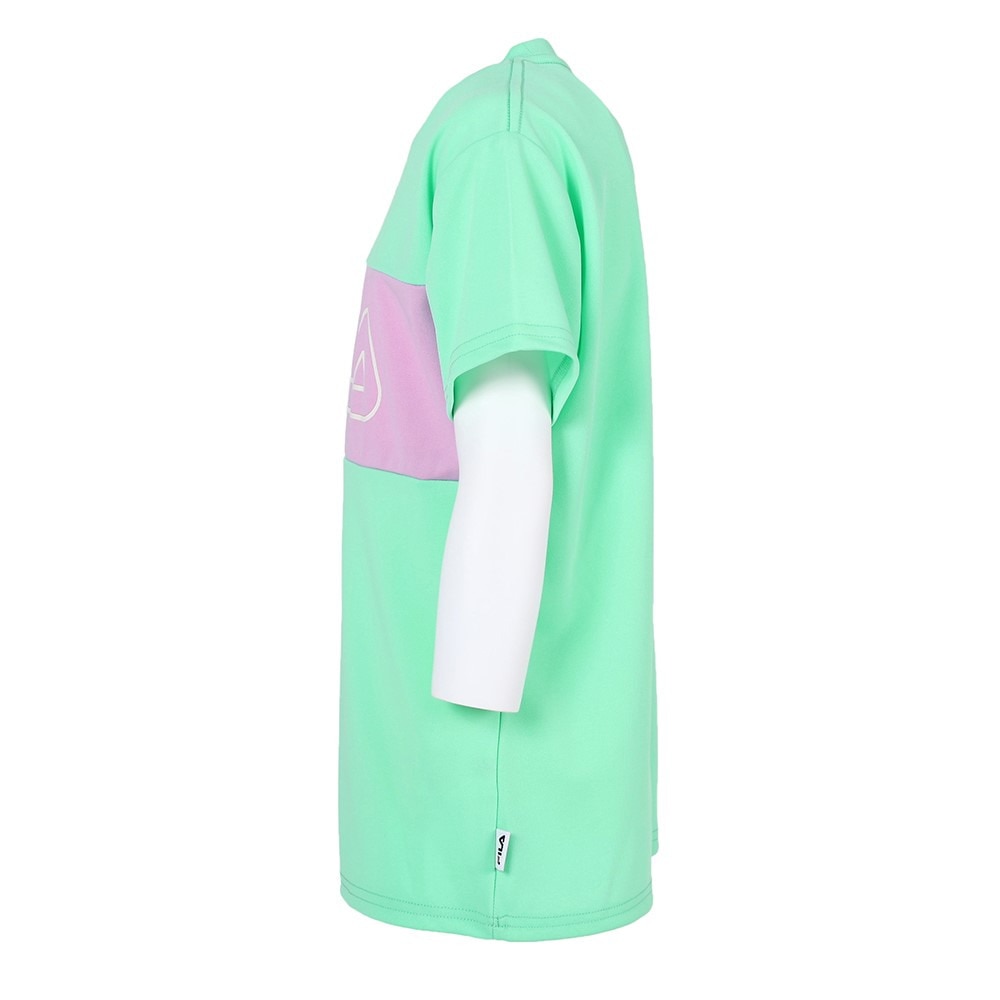 フィラ（FILA）（キッズ）ガールズ メッシュ半袖Tシャツ 143740-4MNT