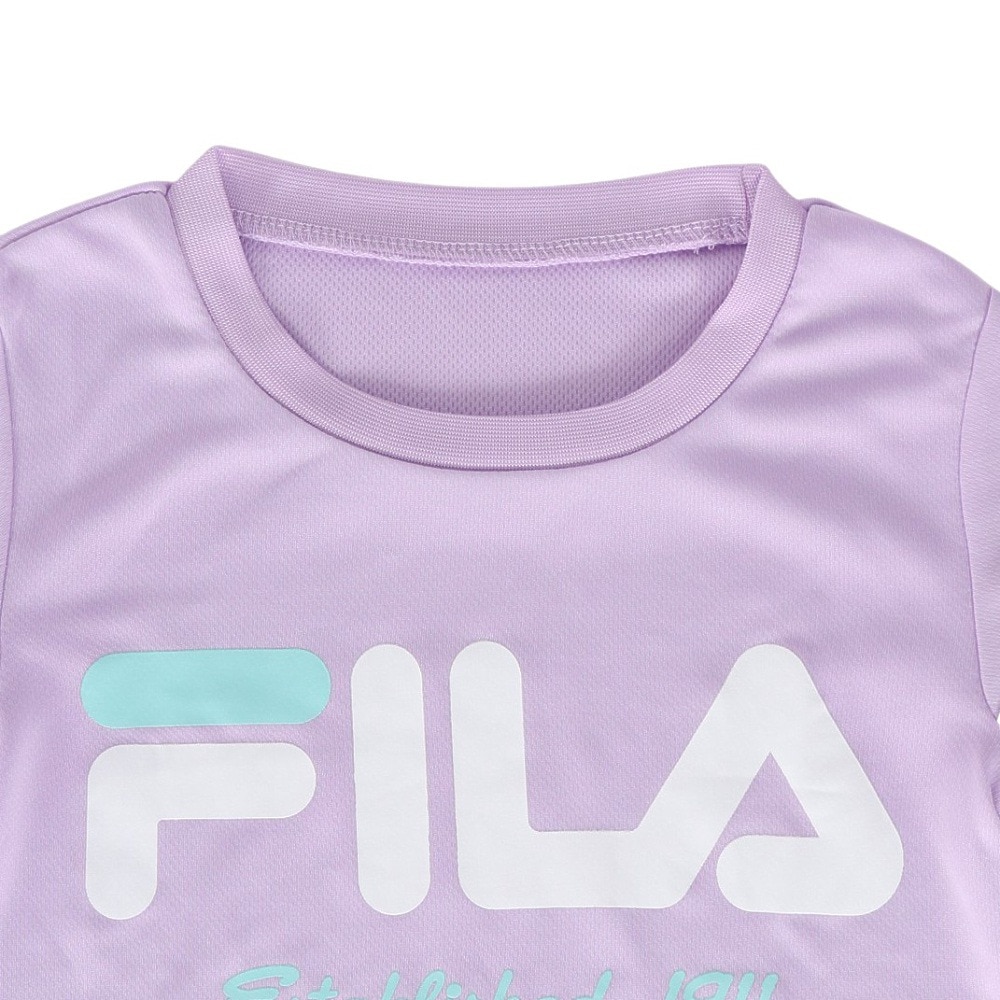フィラ（FILA）（キッズ）ジュニア ガールズ 半袖Tシャツ 1447253-LAV