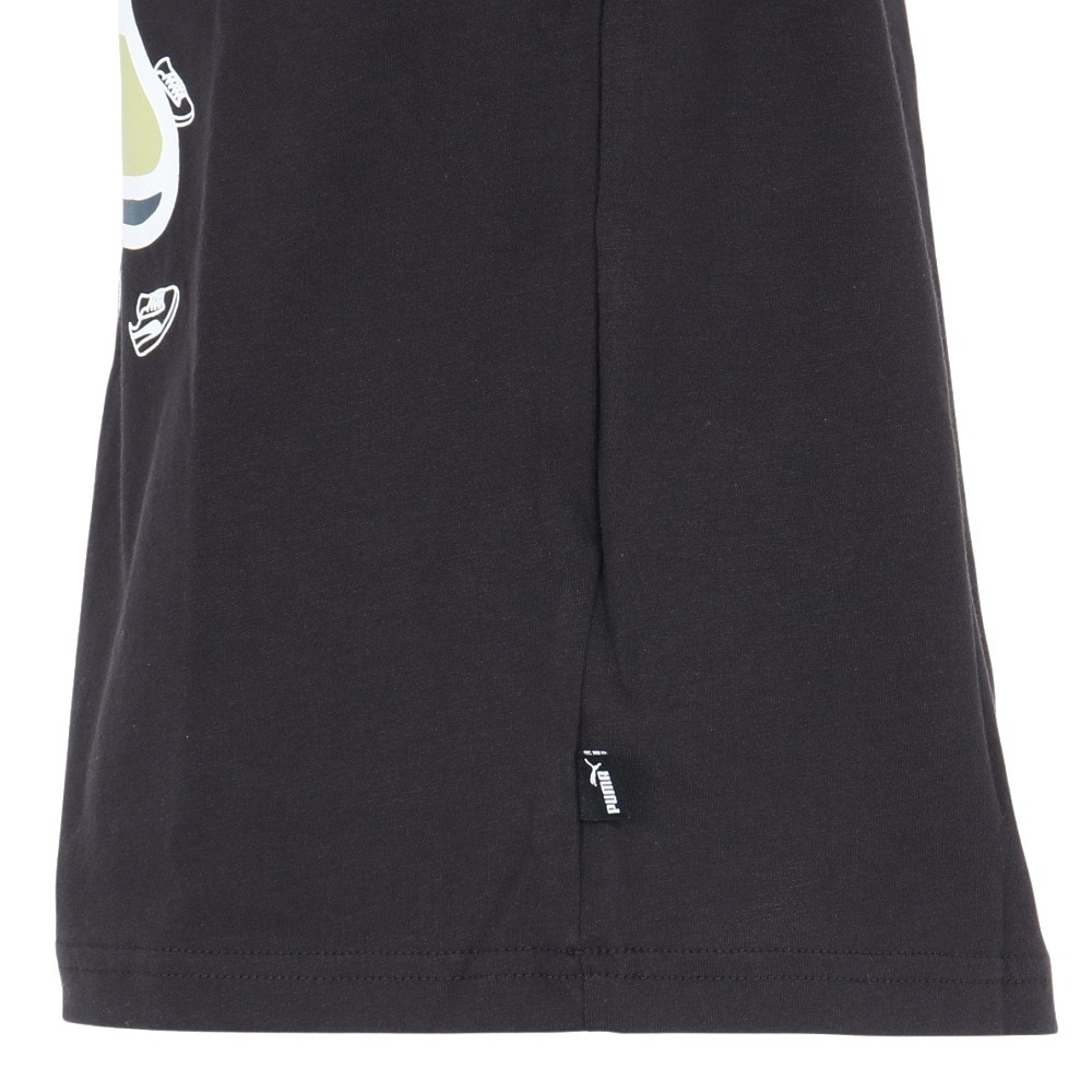 プーマ（PUMA）（キッズ）ジュニア エッセンシャル+ ロゴ LAB グラフィック 半袖Tシャツ 684040 01 BLK